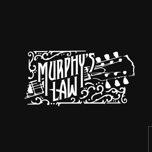 Folk logo with the title 'Music Logo Band'