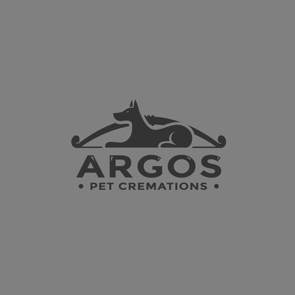 Memorial logo with the title 'Argos Pet Cremation'