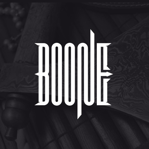 Professional brand with the title 'declinded logo proposal for Boone'