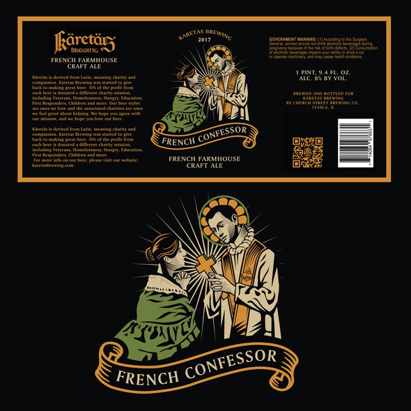 Craft beer label with the title 'Craft Beer label'