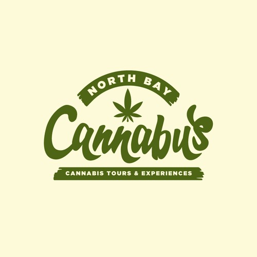 Tourism design with the title 'Logo design for North Bay Cannabus'