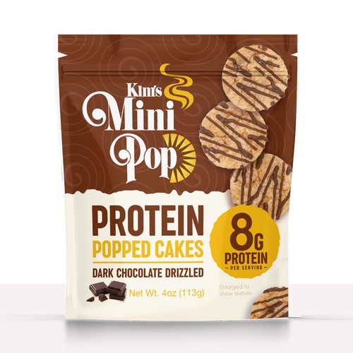 Cake packaging with the title 'Protein Cakes'