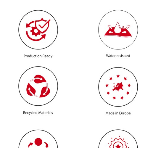 Modular design with the title 'Icon design'