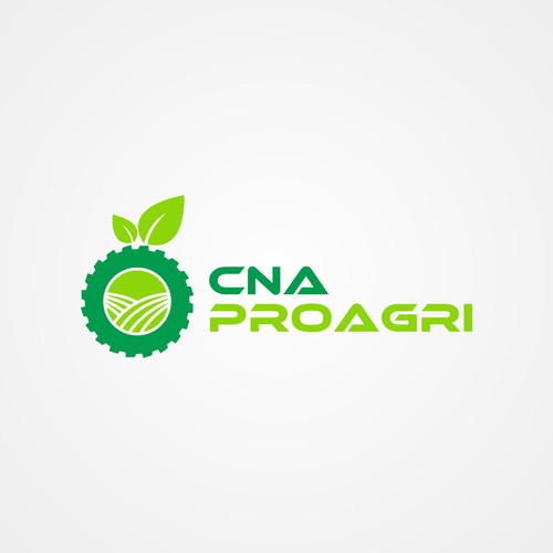 Tractor logo with the title 'Logo concept for a company selling farm machinery'