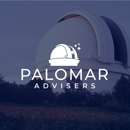 Telescope logo with the title 'Palomar Advisers'