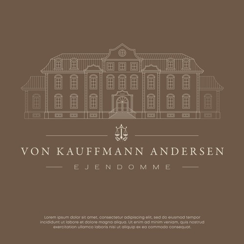 Real estate logo with the title 'Logo for Premium Real Estate Agency '