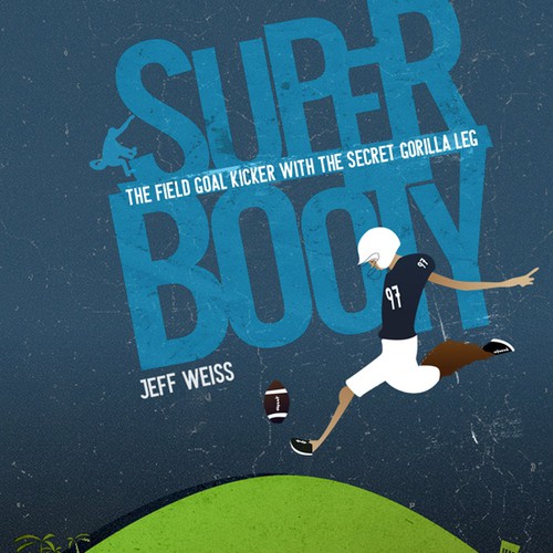 Sports book cover with the title 'Cover for a teenager fantasy sports book '