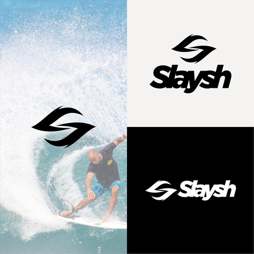 Extreme sport logo with the title 'Winner of SLAYSH Contest'