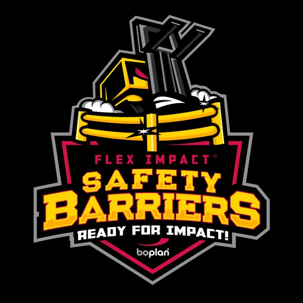 Forklift logo with the title 'bold sports feeling logo'