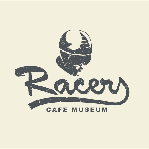 Museum design with the title 'Retro cafe'