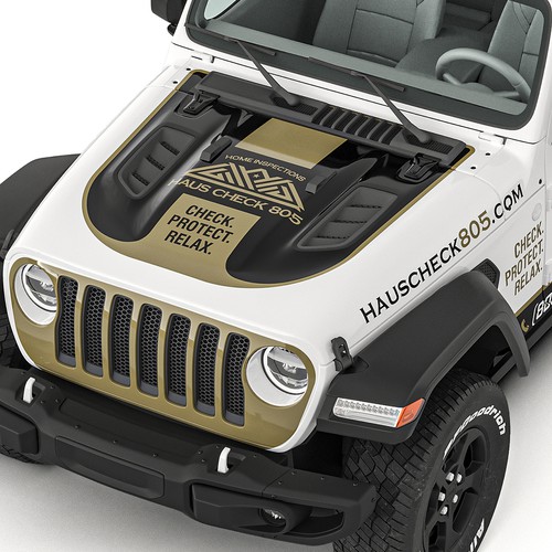 Jeep design with the title 'Bold and Modern Jeep Gladiator Full Wrap Design'