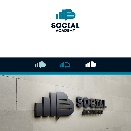 Academy logo with the title 'Social Academy'