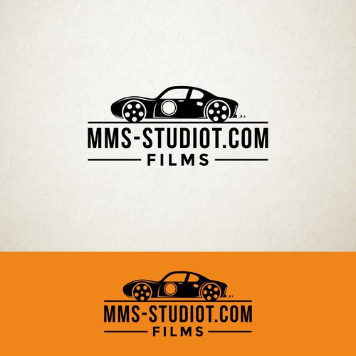 Bmw logo with the title 'Racing Car Logo for mms-studiot.com films'
