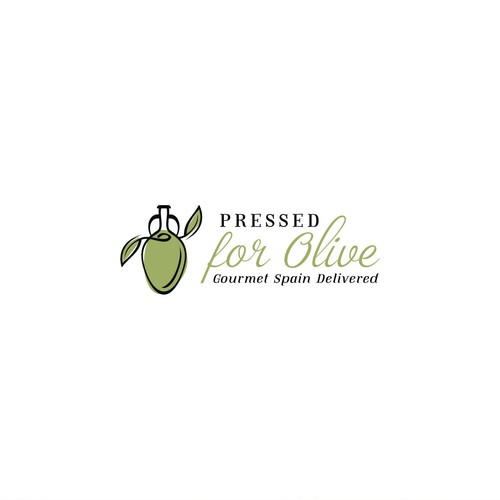 Spanish logo with the title 'Olive Oil E-commerce store in Spain'