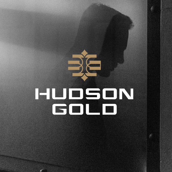 H logo with the title 'Hudson Gold'