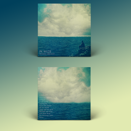 Photo manipulation artwork with the title 'PK Wilde Album Design'