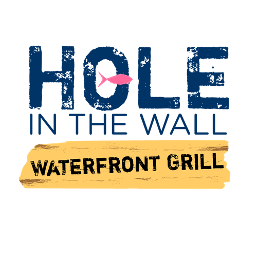 Weathered logo with the title 'Seaside Restaurant Logo'