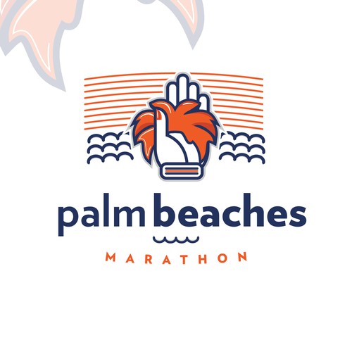 Marathon design with the title 'Marathon logo'
