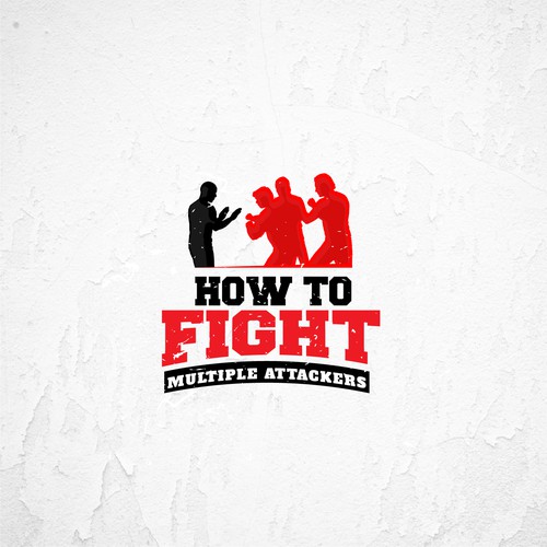 Self-defense logo with the title 'martial arts'