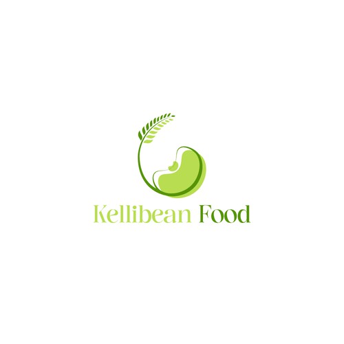 Grain logo with the title 'Kellibean Logo'