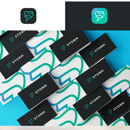 Application brand with the title 'storm'