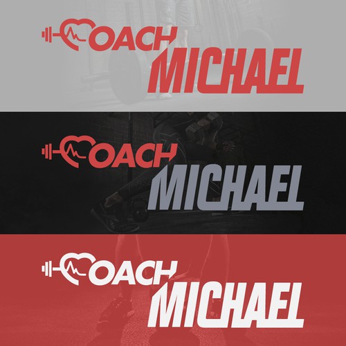 Personal trainer design with the title 'Coach Michael'