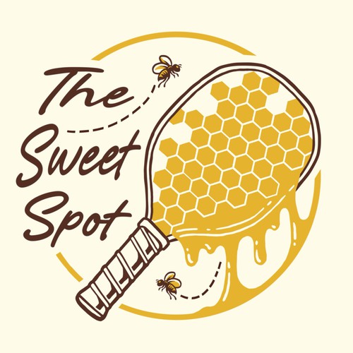 Paddle board design with the title 'Padel + Honey concept design'