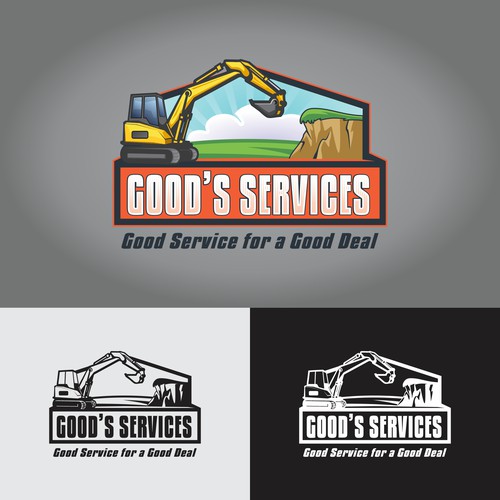 Earth mover logo with the title 'Excavation Business'