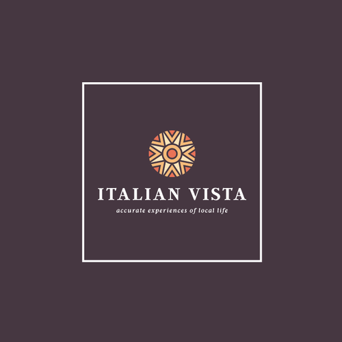 Italian design with the title 'Italian Vista Logo'