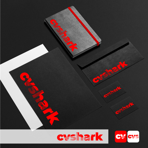 CV design with the title 'Logo for storing digital CV'