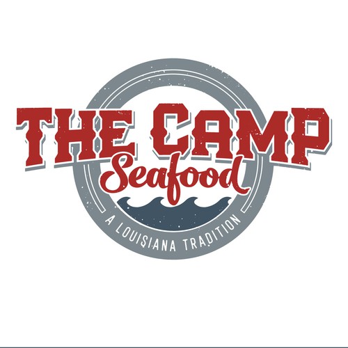 Seafood logo with the title 'Seafood Restaurant Logo'