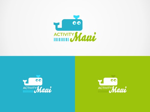 Whale logo with the title 'Activity Maui'