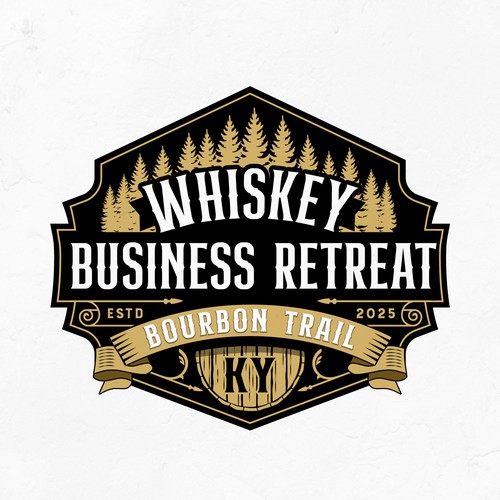 Unique logo with the title 'Logo for a vacation rental on the Bourbon Trail'
