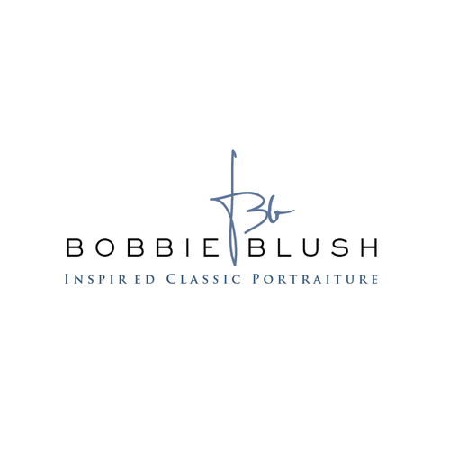 Signature logo with the title 'Hand-written Monogram Logo Design for photographer'