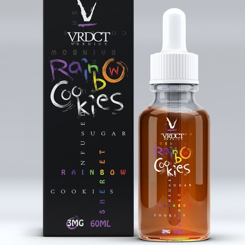 Package label with the title 'Package and label concept'