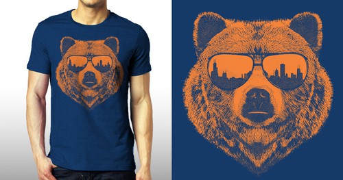 Chicago Bears Apparel, Illinois Bear T Shirt