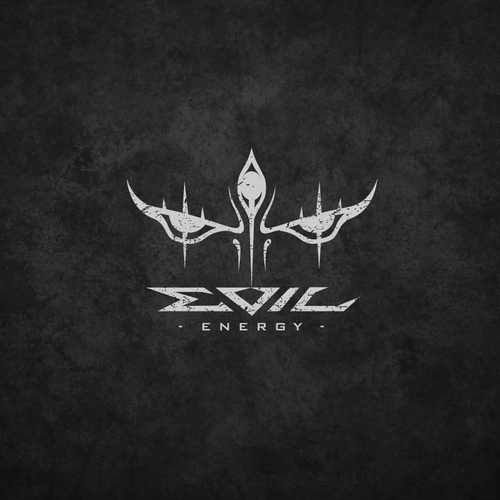 Wicked logo with the title 'Cool Grunge Scary Evil Monster Logo'