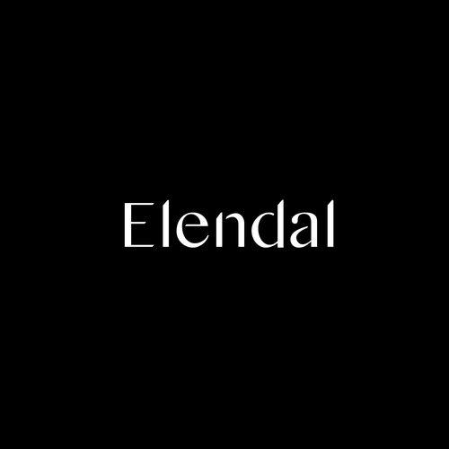 Typographic logo with the title 'Elendal'