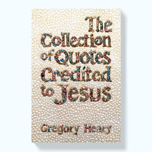 Gem design with the title 'Cover of religious quotes book.'