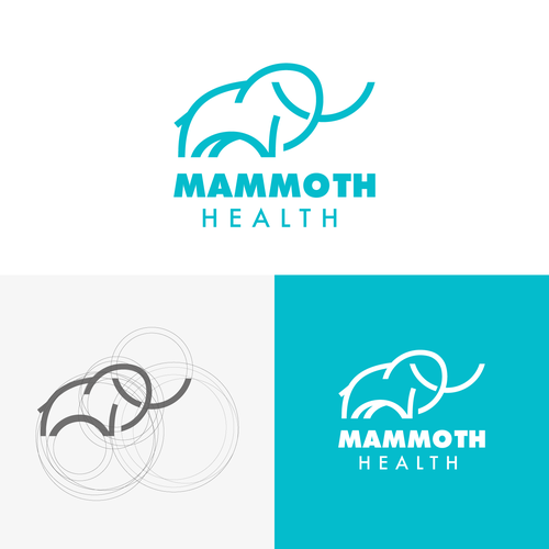Mammoth logo with the title 'Mammoth Health logo'