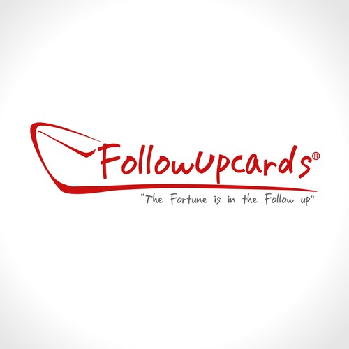 Card logo with the title 'Helped FollowUpCards.com with a new logo'