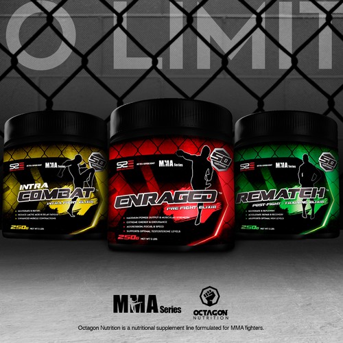 Supplement label with the title 'Combat Dietary Supplements'