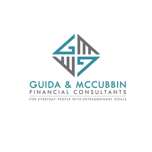 Financial advisor logo with the title 'Financial Consulting Company logo'