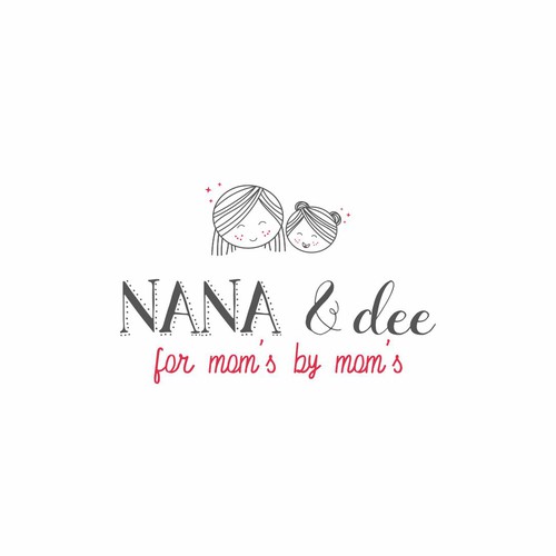 Pregnancy logo with the title 'Nana & Dee'