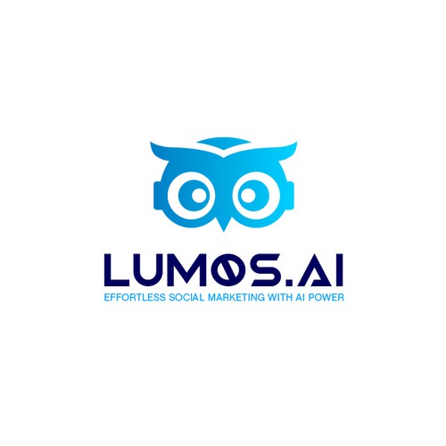 Typeface design with the title 'A Powerful-yet-Friendly Logo for Social AI bot/ tool'