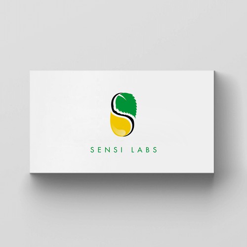 Chemical logo with the title 'Sensi Lab'