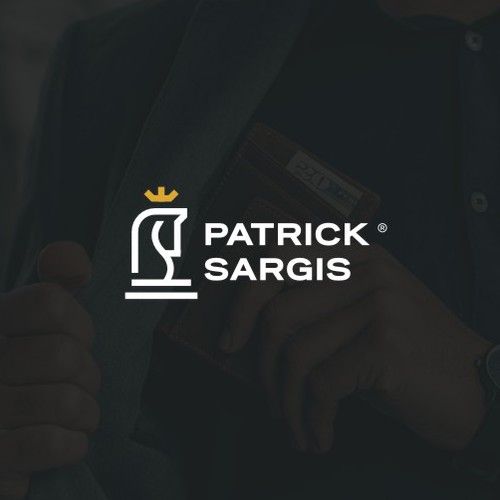 Prince logo with the title 'Luxurious Minimalist Logo for Patrick Sargis,  a marketer and business strategist'