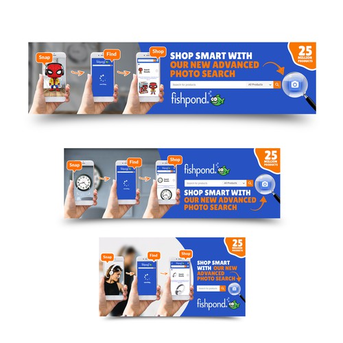 Orange and blue design with the title 'Design an identity and digital promotional kit'