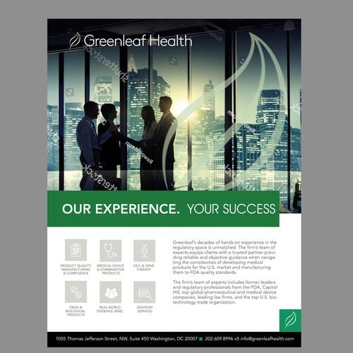 B2B design with the title 'Print Advertising Design'