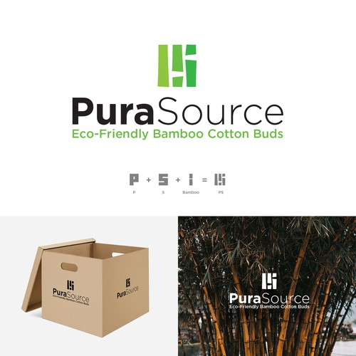 Bamboo logo with the title 'Pura Source'